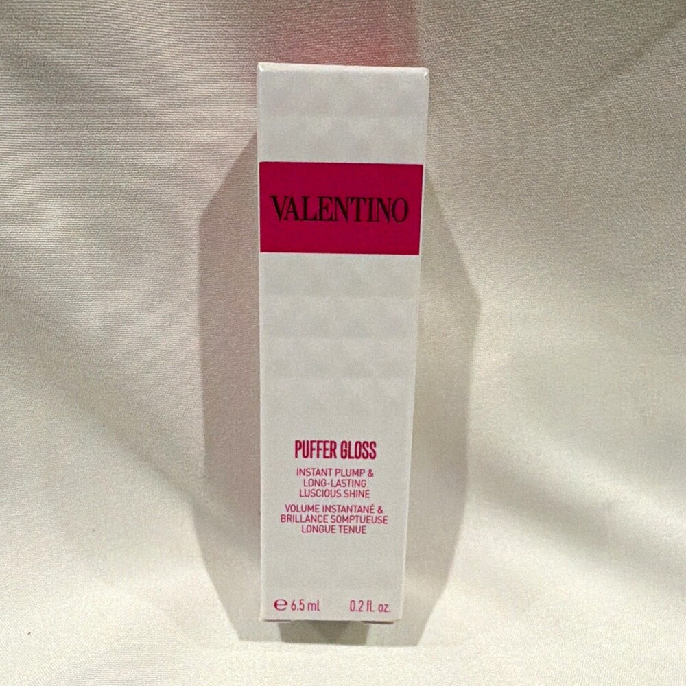VALENTINO Puffer Gloss Lip Long Lasting 0.2 fl oz in shade Warm it up